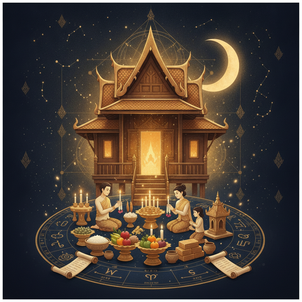 ฤกษ์ขึ้นบ้านใหม่ หลักเลือกฤกษ์ ของเตรียม และลำดับพิธีไทย