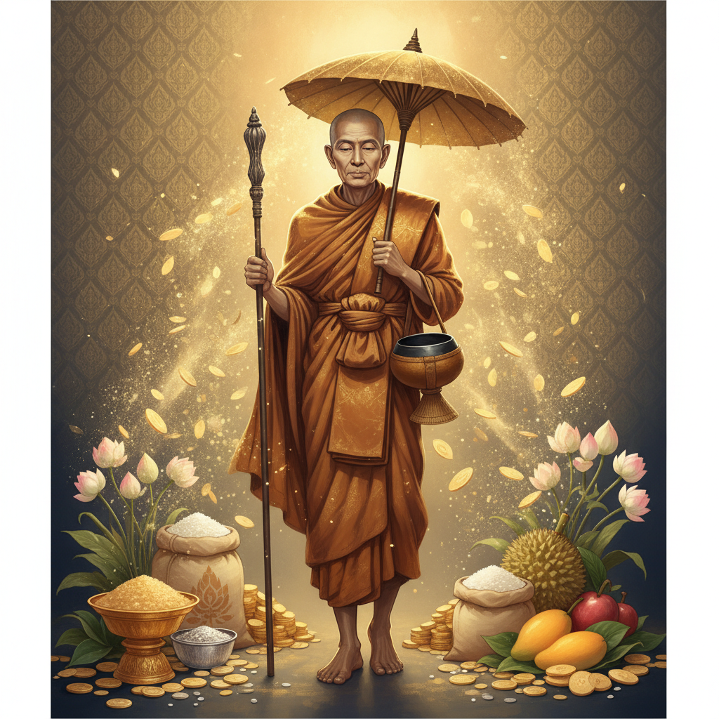 พระสีวลี เอกทัคทะลาภสักการะ ผู้ยอดเยี่ยมด้านโชคลาภ