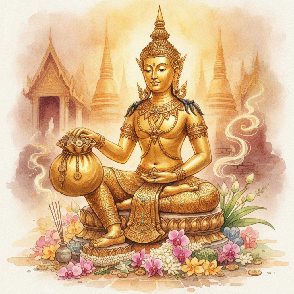 ท้าวเวสสุวรรณ องค์เทพแห่งความมั่งคั่ง ที่คนไทยนิยมบูชาขอพร