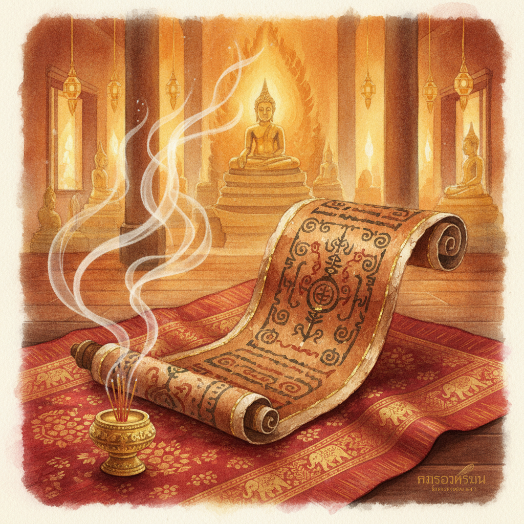ตะกรุดหนังหน้าผากเสือ เครื่องรางคงกระพันชาตรีในตำนานไทย