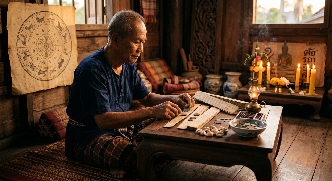 ทักษาพื้นดวง: สีมงคล ตัวเลข และทิศดีประจำวันเกิด